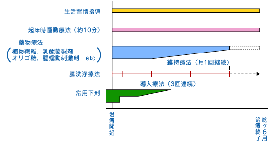 便秘治療プログラムの内容